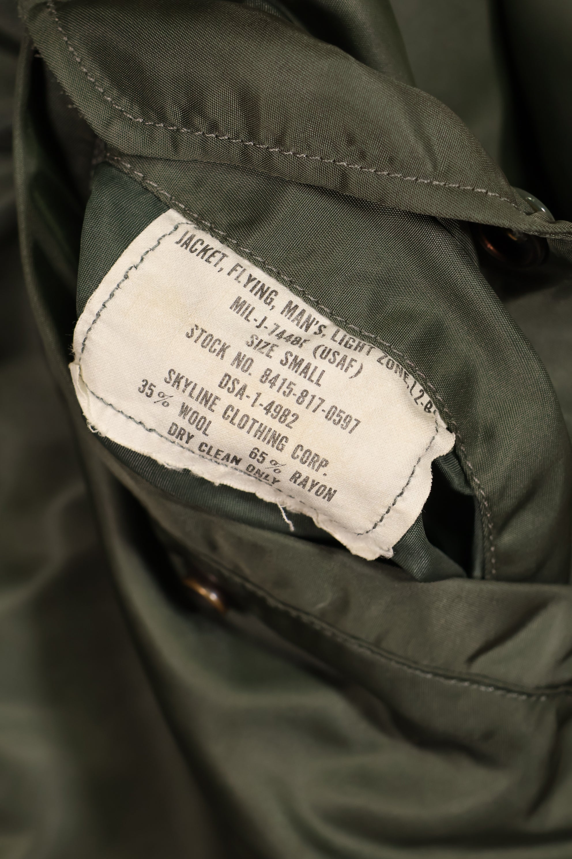 実物　1960年代初期　USAF L2-B フライトジャケット　状態良い　中古品