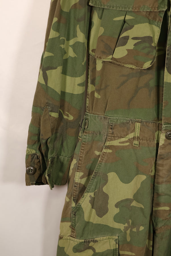 実物　1966年〜1967年　レア品　ローカル改造　フライトスーツ　ERDL 初期プリント