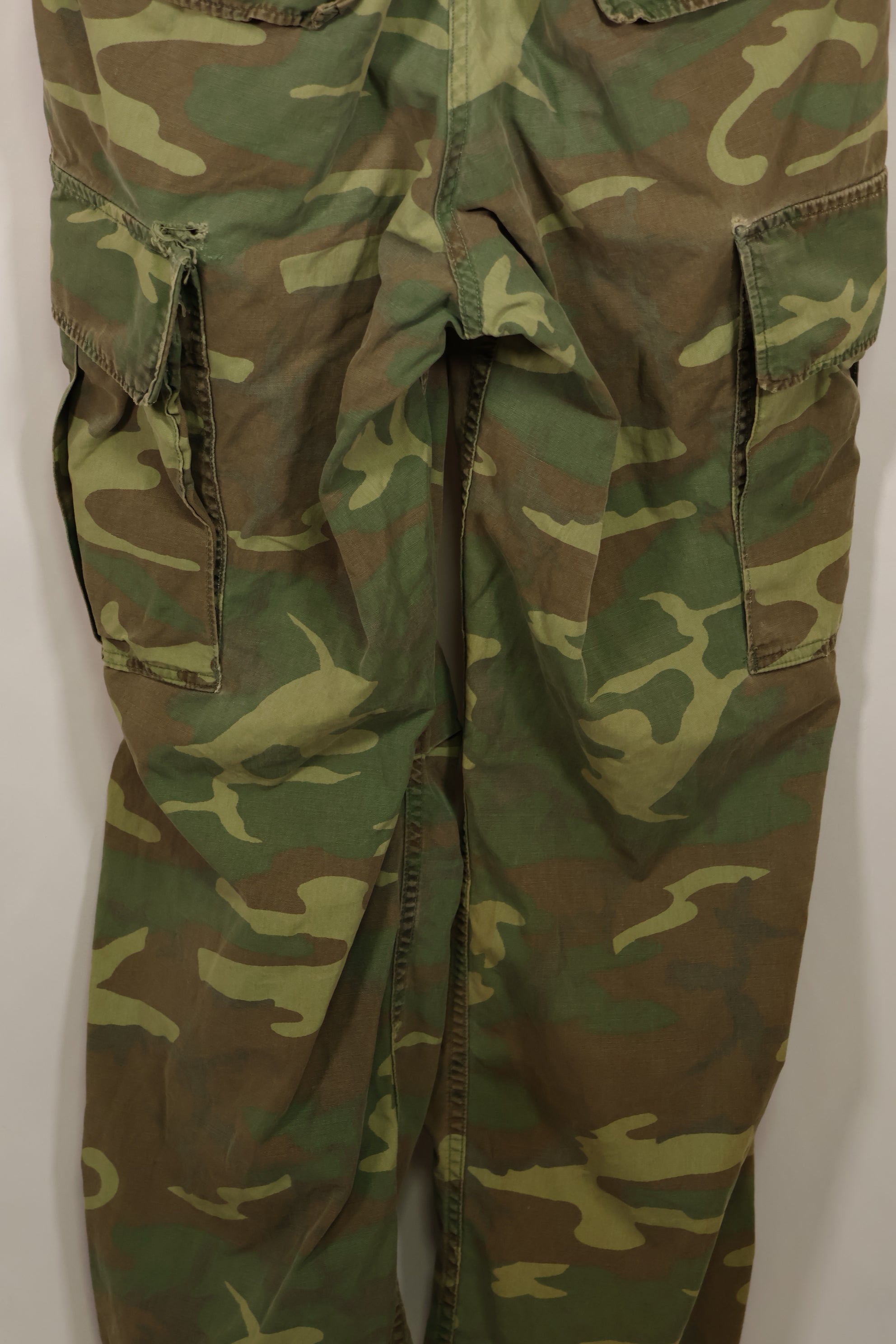 実物　1966年〜1967年　レア品　ローカル改造　フライトスーツ　ERDL 初期プリント