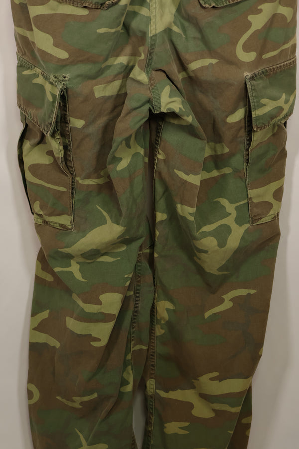 実物　1966年〜1967年　レア品　ローカル改造　フライトスーツ　ERDL 初期プリント