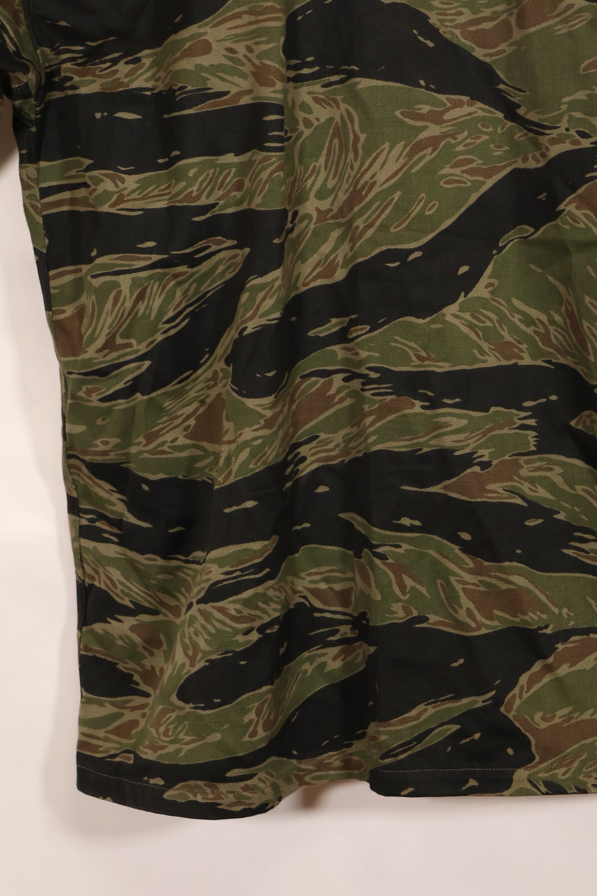 1960年代　半袖カスタム　シルバータイガー　タイガーストライプシャツ　US-M　状態良い　中古品