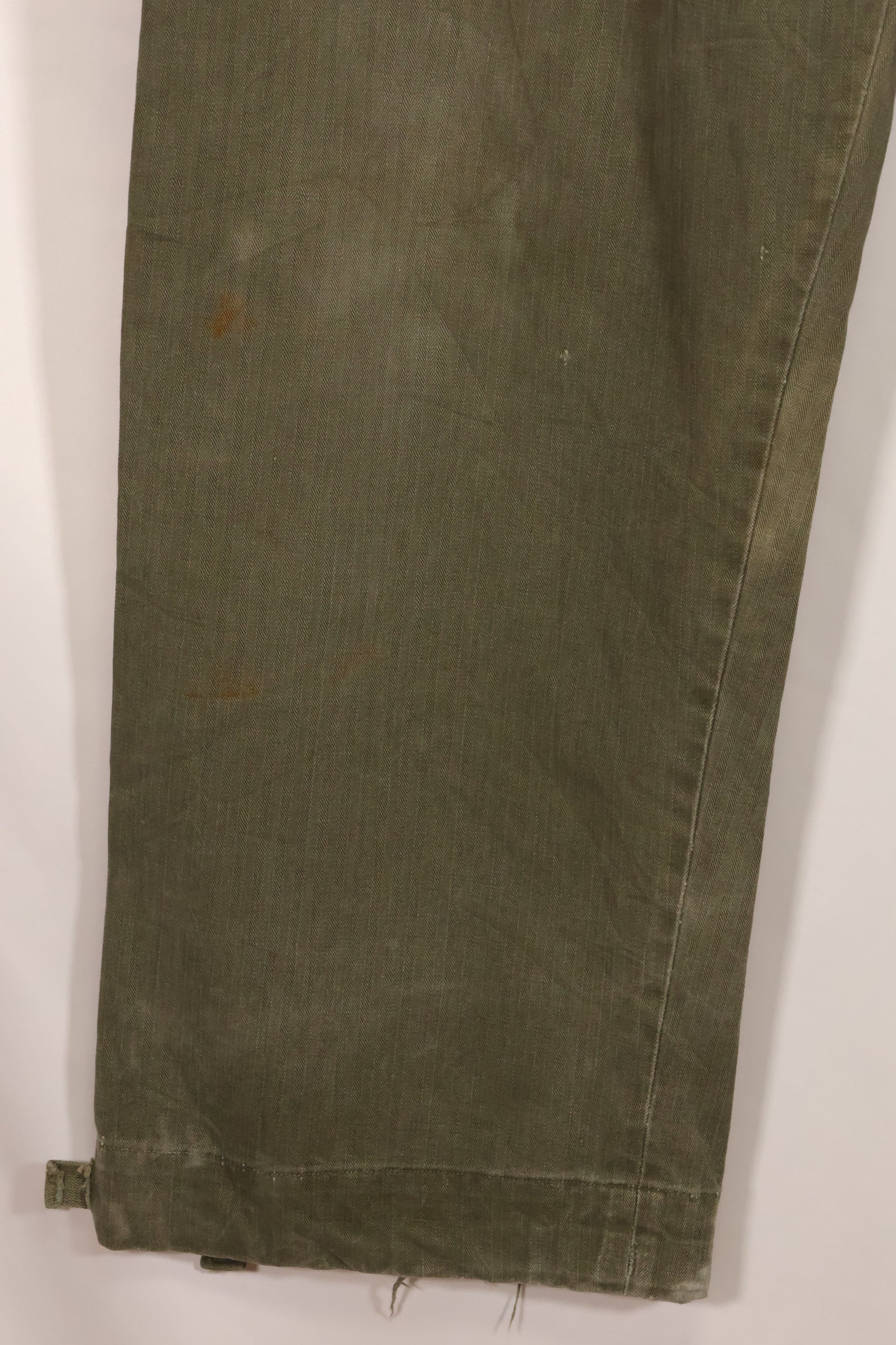 実物　1940年代　WWII アメリカ製　イギリス軍　HBT　ジャングルトラウザーズ　中古品