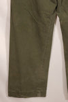 実物　1940年代　WWII アメリカ製　イギリス軍　HBT　ジャングルトラウザーズ　中古品