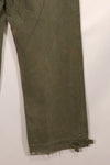 実物　1940年代　WWII アメリカ製　イギリス軍　HBT　ジャングルトラウザーズ　中古品