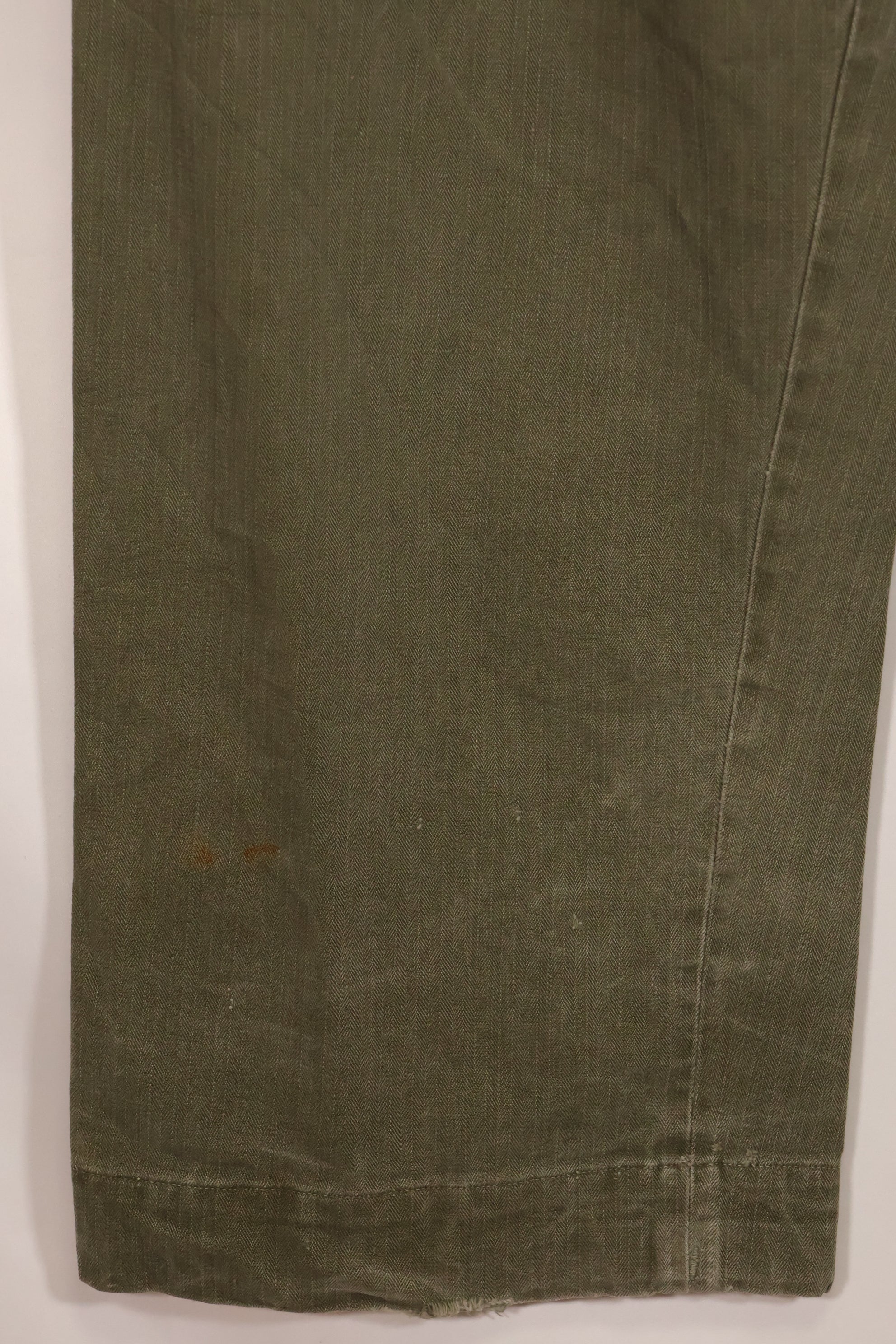 実物　1940年代　WWII アメリカ製　イギリス軍　HBT　ジャングルトラウザーズ　中古品