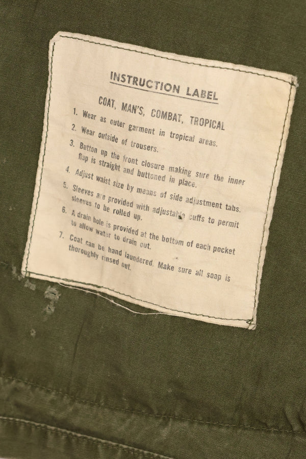 実物 S-S 1963年製造　1st Model ジャングルファティーグ　ジャケット　中古品