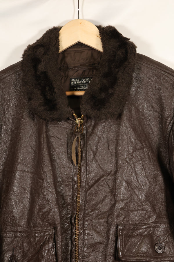 1971年契約　アメリカ海軍　G-1　フライトジャケット　サイズ42　状態良い