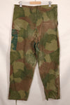 1956年　ベルギー軍　ブラッシュストローク迷彩　空挺パンツ　中古品　退色あり