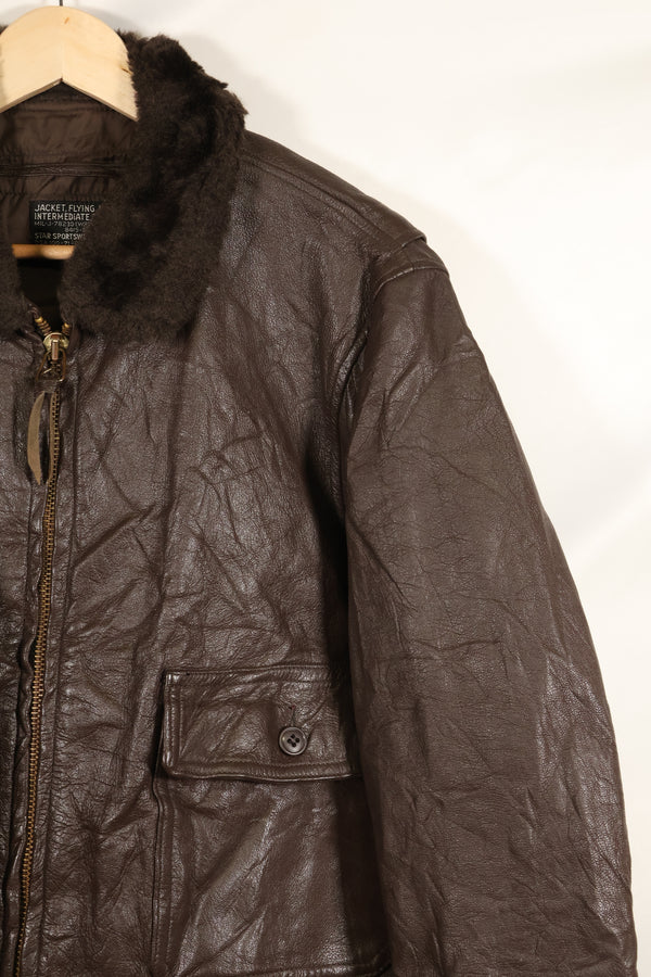 1971年契約　アメリカ海軍　G-1　フライトジャケット　サイズ42　状態良い