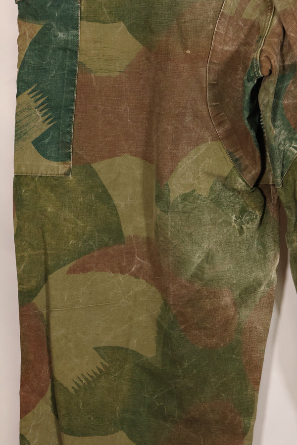 1956年　ベルギー軍　ブラッシュストローク迷彩　空挺パンツ　中古品　退色あり