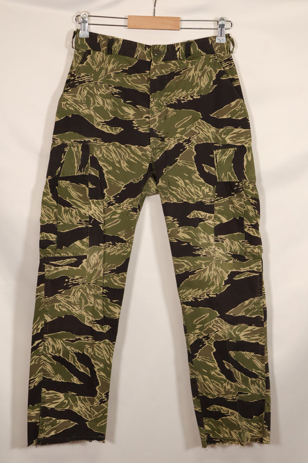 1960年代　ライトウェイト生地　沖縄タイガー　ジャングルファティーグカット　パンツ　中古品