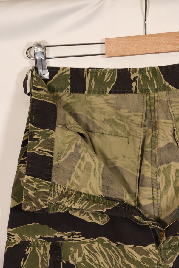 1960年代　ライトウェイト生地　沖縄タイガー　ジャングルファティーグカット　パンツ　中古品