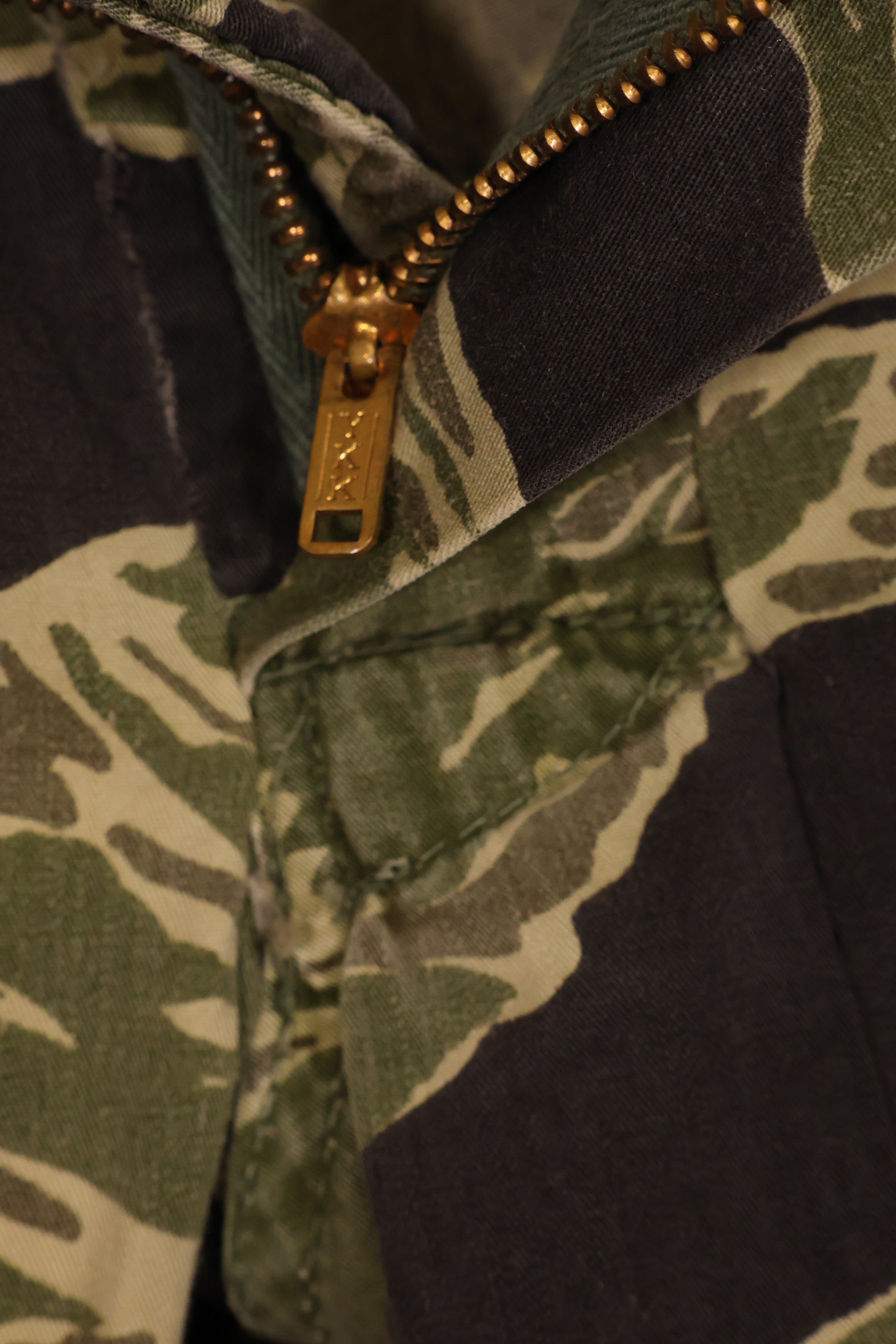 1960年代　ライトウェイト生地　沖縄タイガー　ジャングルファティーグカット　パンツ　中古品