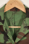 実物　南ベトナムレンジャー　リーフ迷彩　ジャケット　BDQ　中古品　B