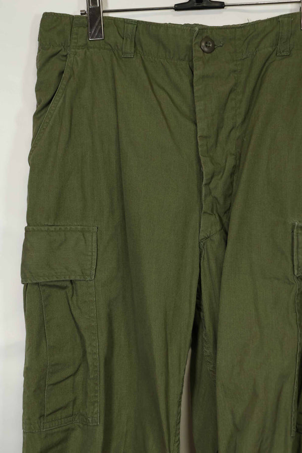 推定1967年契約　3rd Model ノンリップストップ　ジャングルファティーグ　パンツ　M-R　中古品
