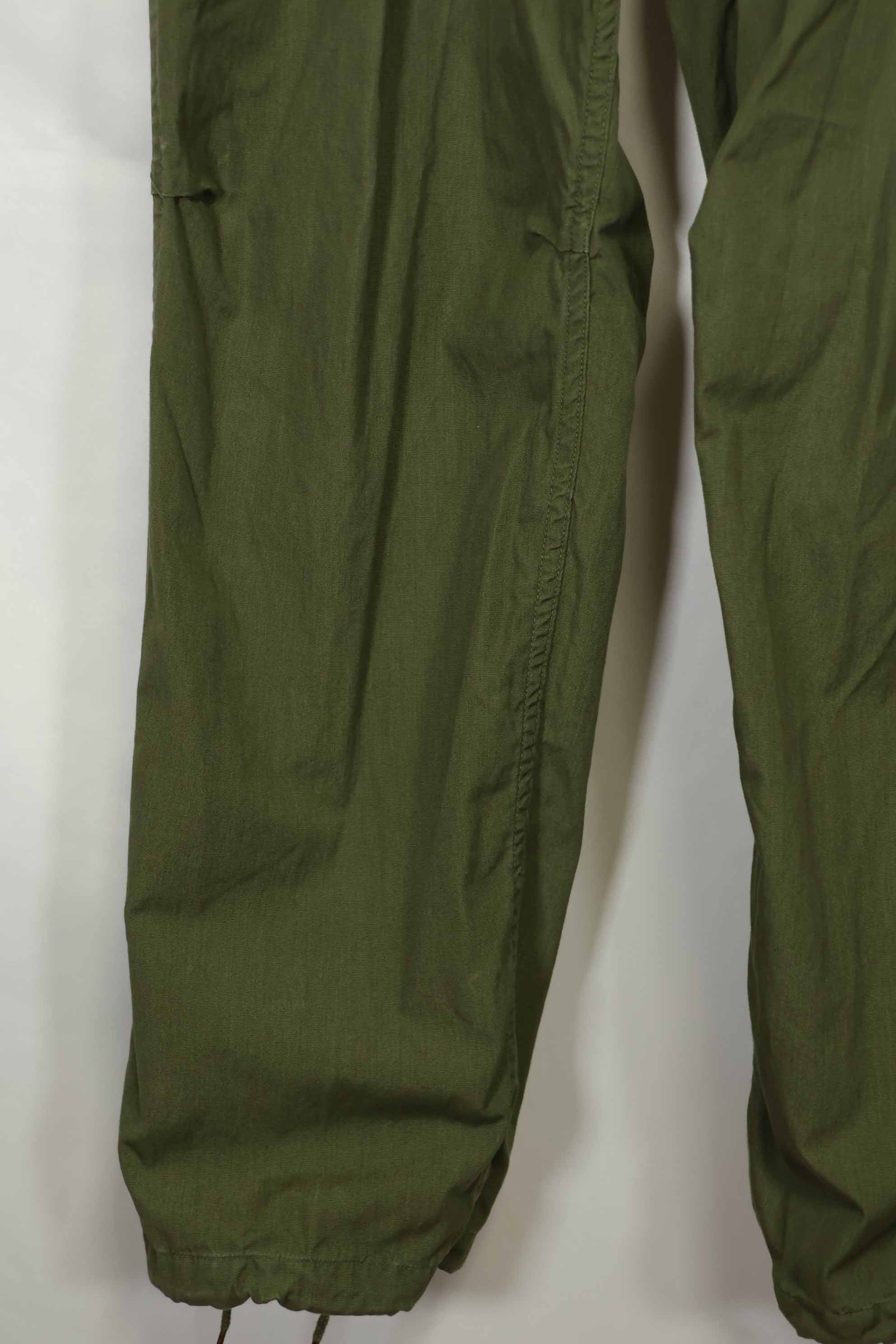 推定1967年契約　3rd Model ノンリップストップ　ジャングルファティーグ　パンツ　M-R　中古品