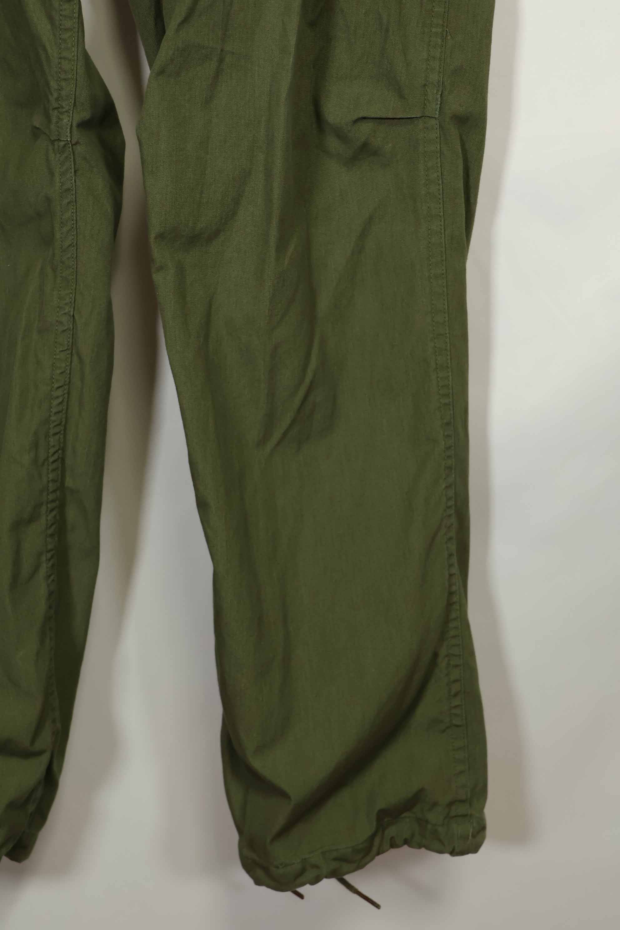 推定1967年契約　3rd Model ノンリップストップ　ジャングルファティーグ　パンツ　M-R　中古品