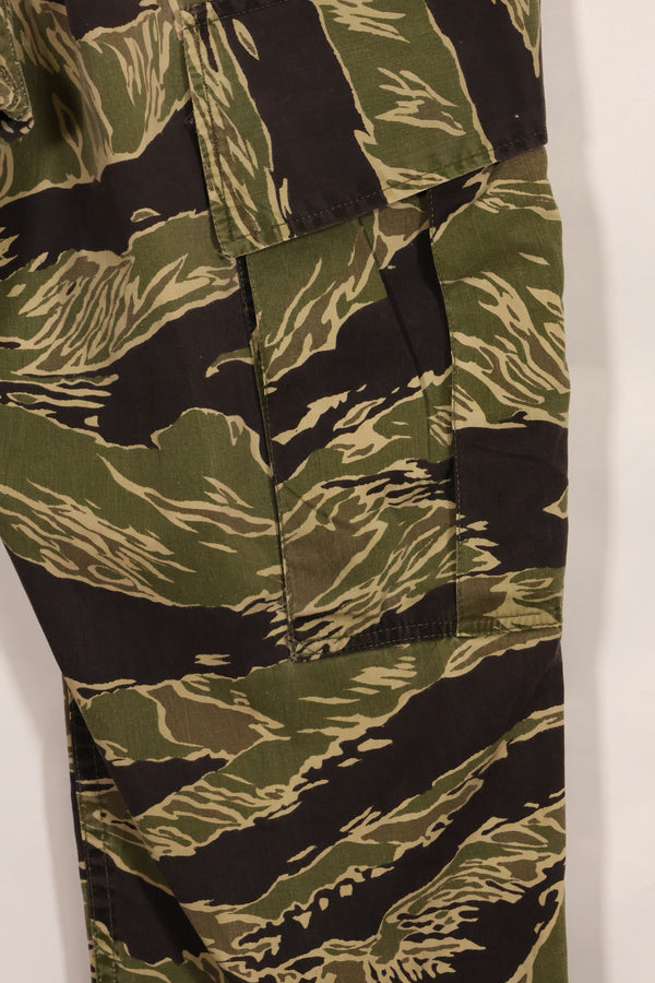 1960年代　ライトウェイト生地　沖縄タイガー　ジャングルファティーグカット　パンツ　中古品