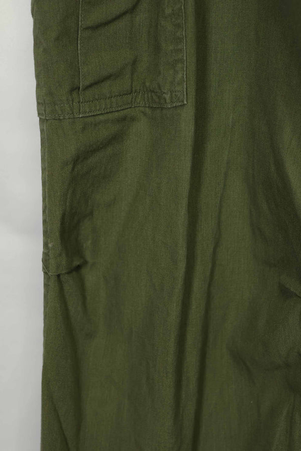 推定1967年契約　3rd Model ノンリップストップ　ジャングルファティーグ　パンツ　M-R　中古品