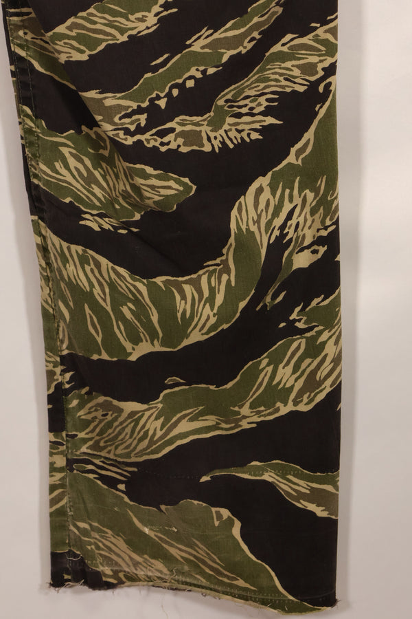 1960年代　ライトウェイト生地　沖縄タイガー　ジャングルファティーグカット　パンツ　中古品