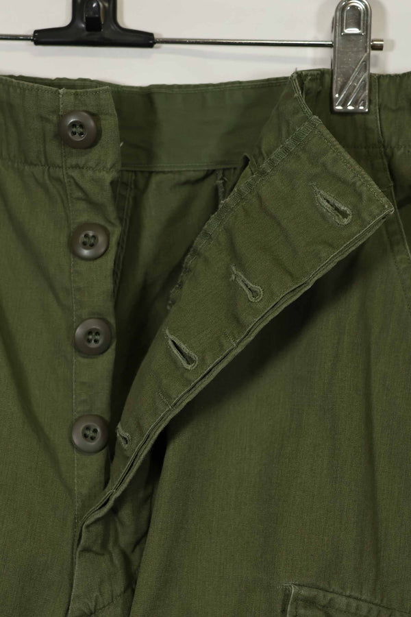 推定1967年契約　3rd Model ノンリップストップ　ジャングルファティーグ　パンツ　M-R　中古品