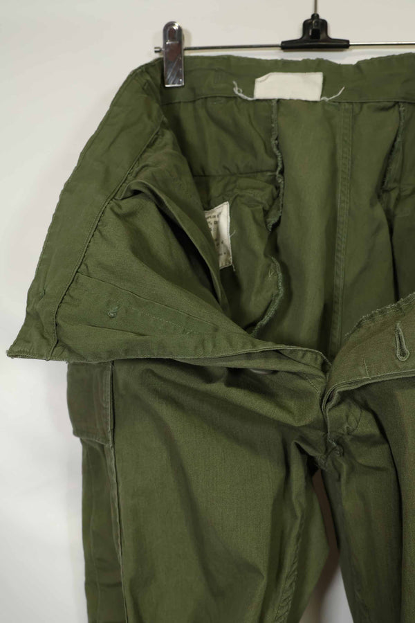 推定1967年契約　3rd Model ノンリップストップ　ジャングルファティーグ　パンツ　M-R　中古品