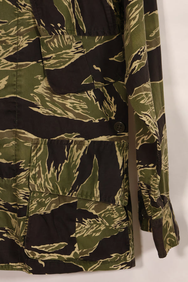 1960年代　ライトウェイト生地　沖縄タイガー　ジャングルファティーグカット　ジャケット　中古品