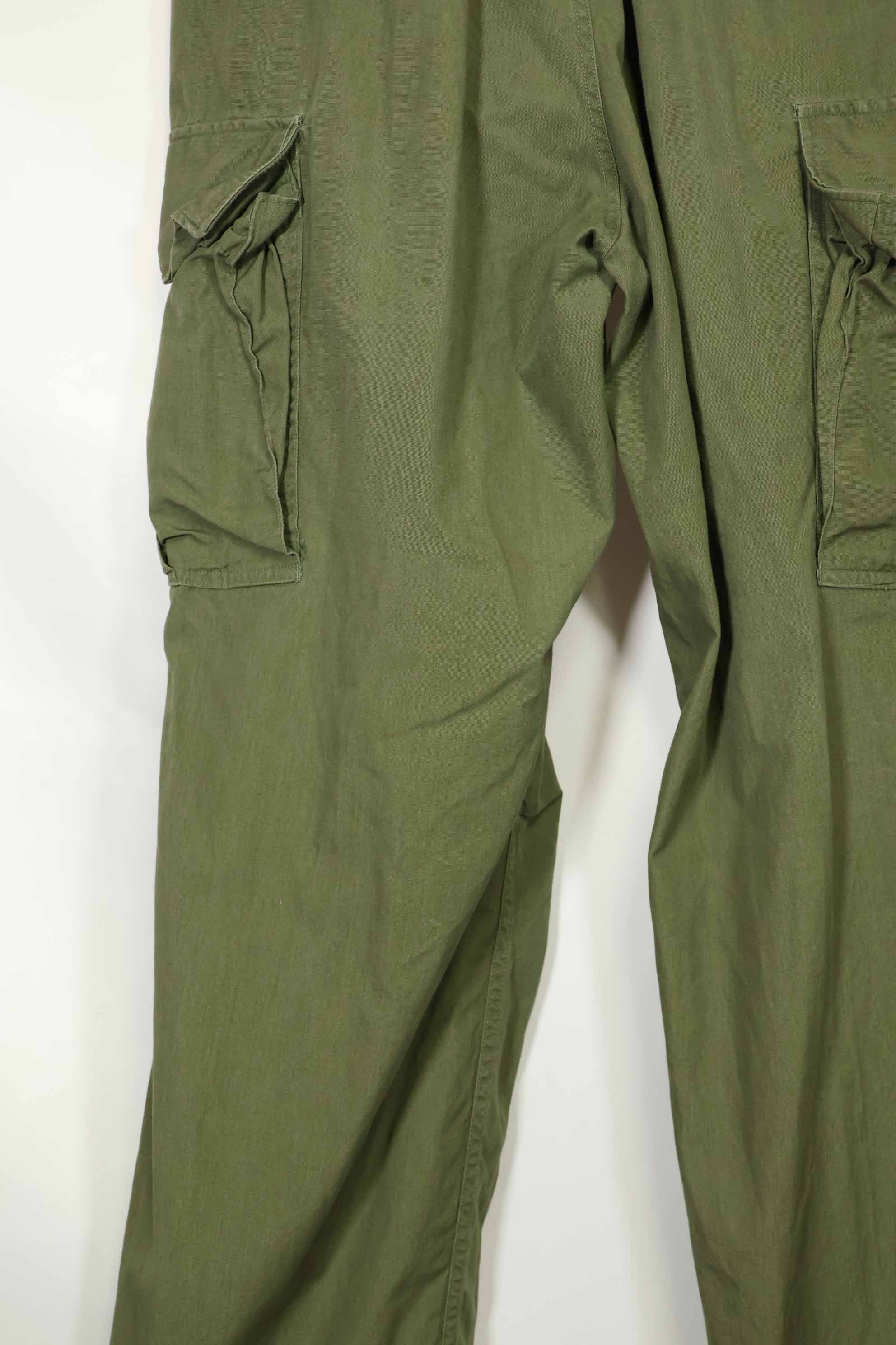 推定1967年契約　3rd Model ノンリップストップ　ジャングルファティーグ　パンツ　M-R　中古品