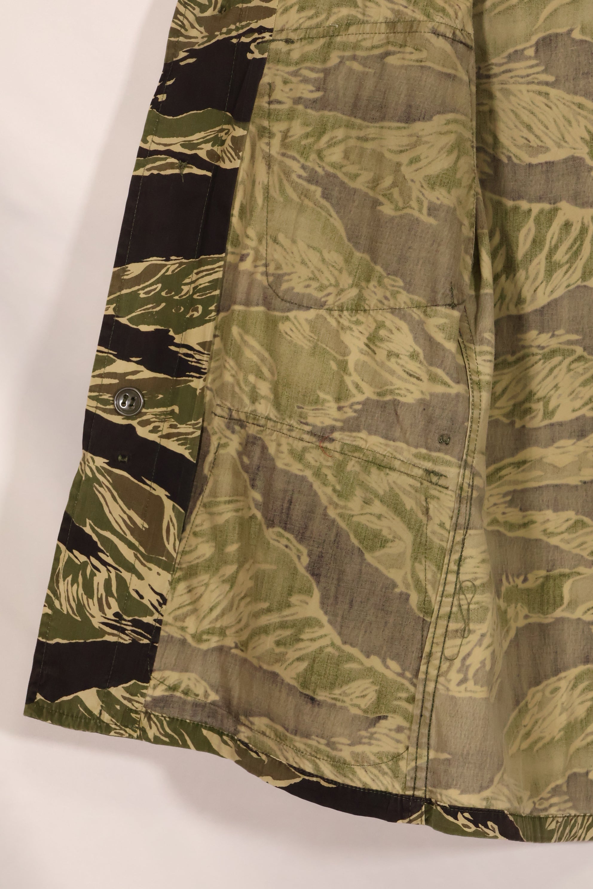 1960年代　ライトウェイト生地　沖縄タイガー　ジャングルファティーグカット　ジャケット　中古品