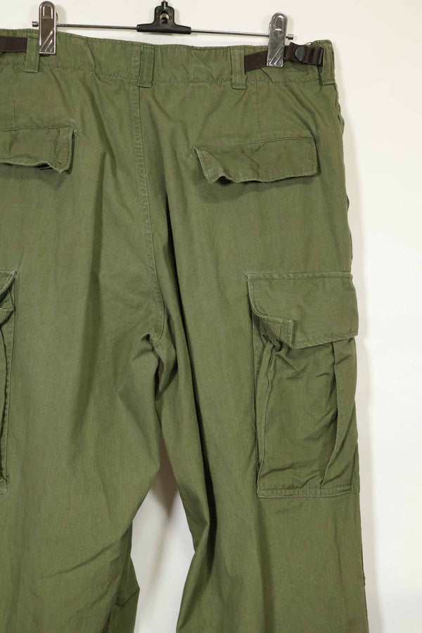 推定1967年契約　3rd Model ノンリップストップ　ジャングルファティーグ　パンツ　M-R　中古品