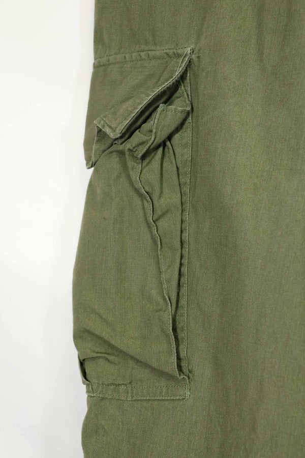 推定1967年契約　3rd Model ノンリップストップ　ジャングルファティーグ　パンツ　M-R　中古品