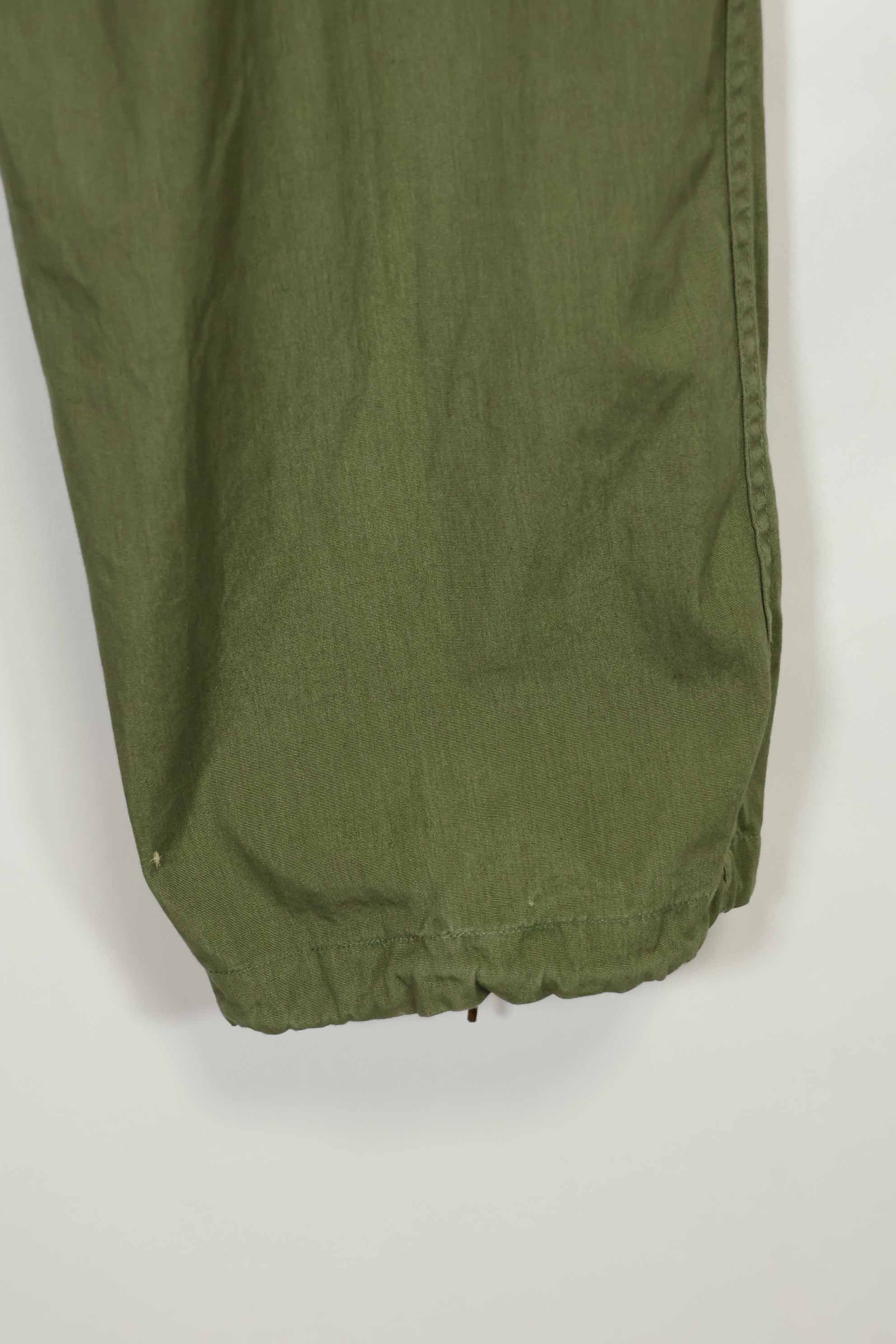 推定1967年契約　3rd Model ノンリップストップ　ジャングルファティーグ　パンツ　M-R　中古品