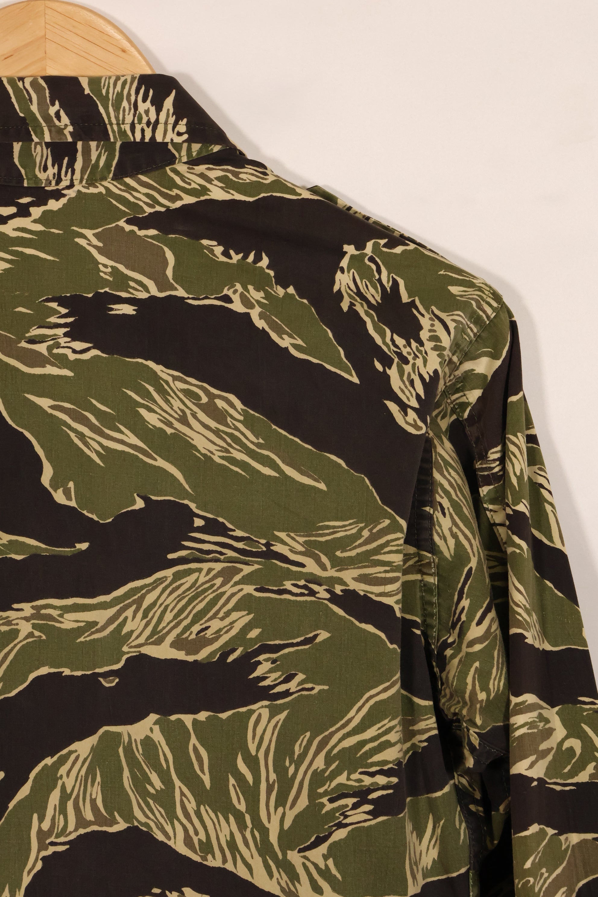 1960年代　ライトウェイト生地　沖縄タイガー　ジャングルファティーグカット　ジャケット　中古品