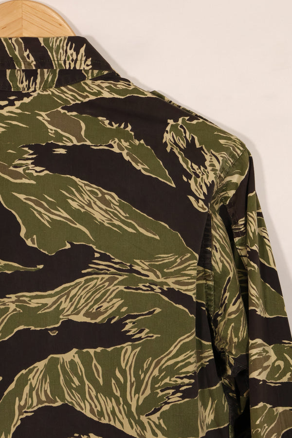 1960年代　ライトウェイト生地　沖縄タイガー　ジャングルファティーグカット　ジャケット　中古品