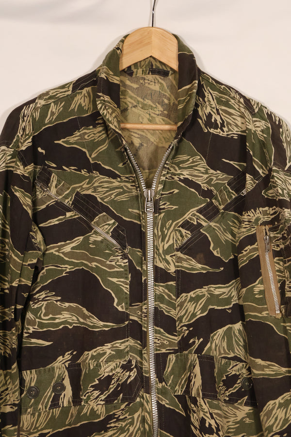 1960年代　42R  沖縄タイガーパターン　タイガーストライプ　フライトスーツ　中古品　ジッパー破損あり