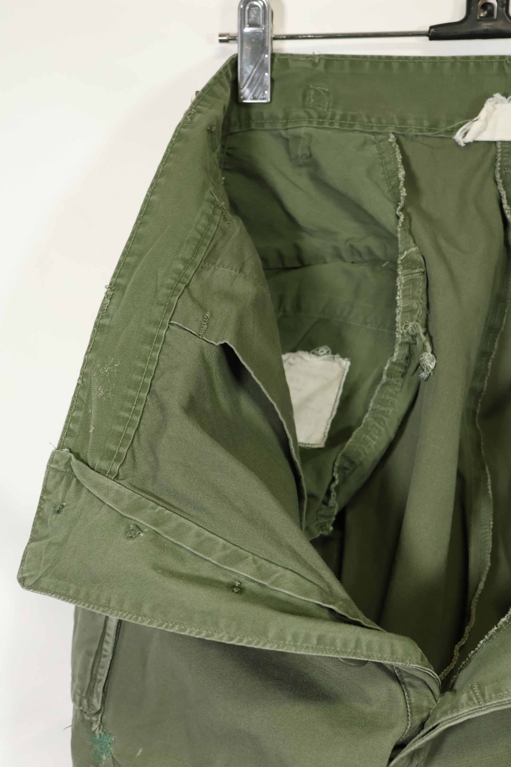 推定1967年契約　3rd Model ノンリップストップ　ジャングルファティーグ　パンツ　中古品