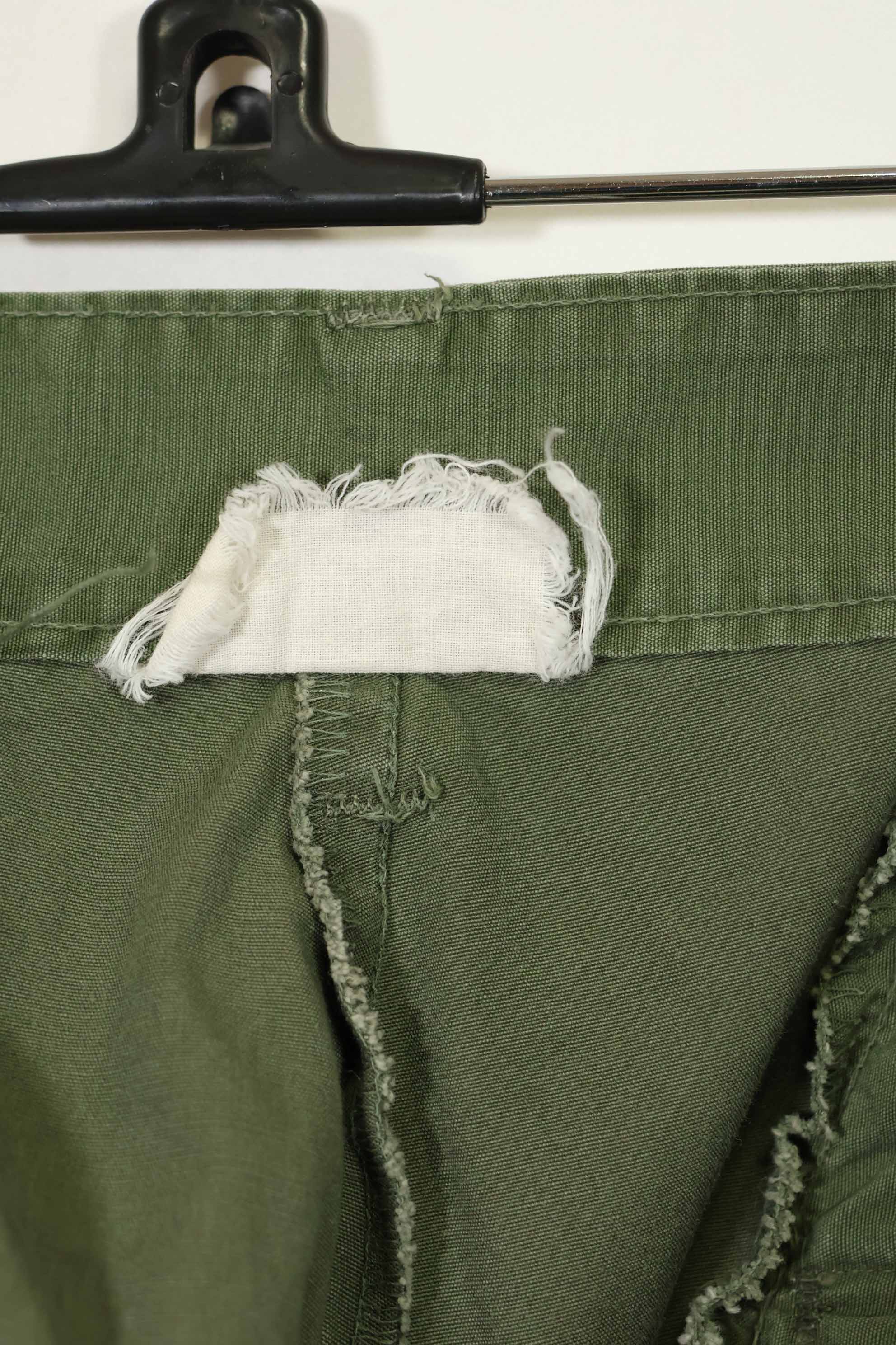 推定1967年契約　3rd Model ノンリップストップ　ジャングルファティーグ　パンツ　中古品