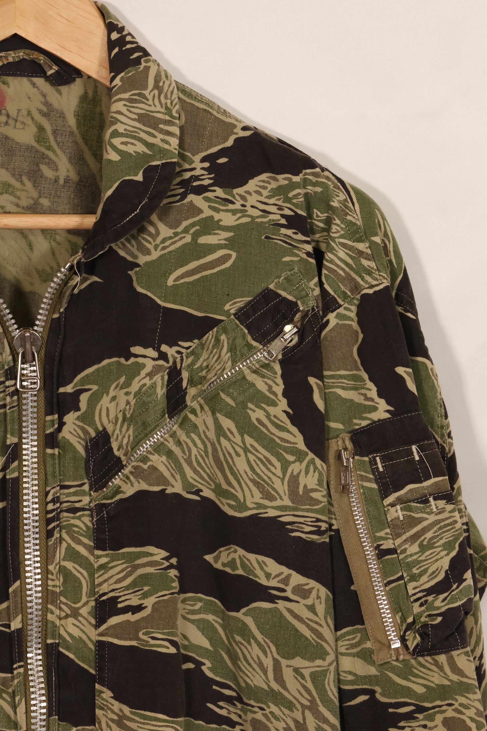 1960年代　40L  沖縄タイガーパターン　タイガーストライプ　フライトスーツ　中古品