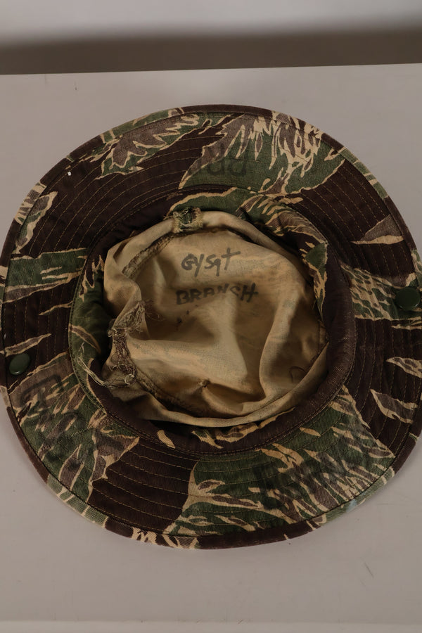 1960年代　沖縄タイガーパターン　タイガーストライプ　ブーニー　改造あり　中古品