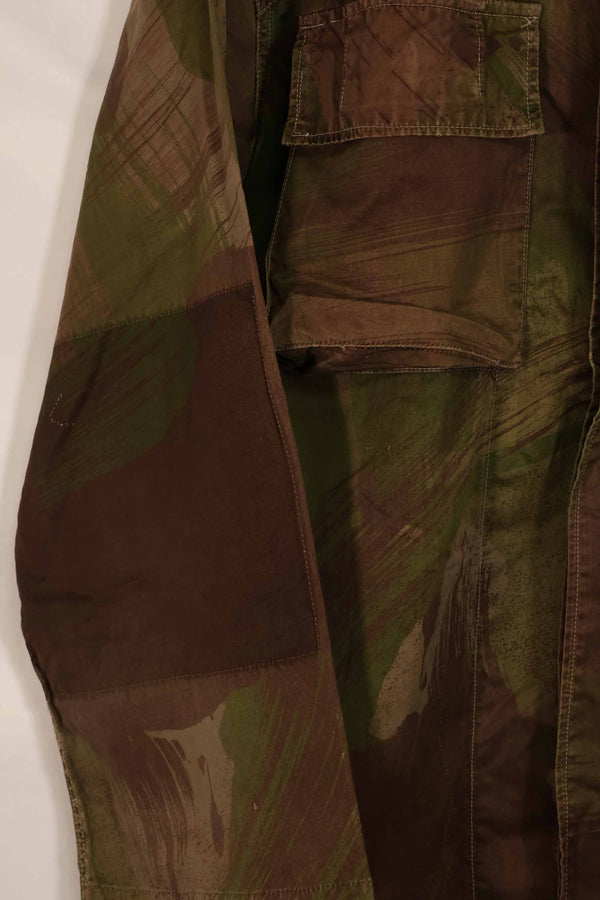 実物　1961年製　ARVN Windproof 迷彩　シャツ　薄手生地　ボタン欠損あり　レア品