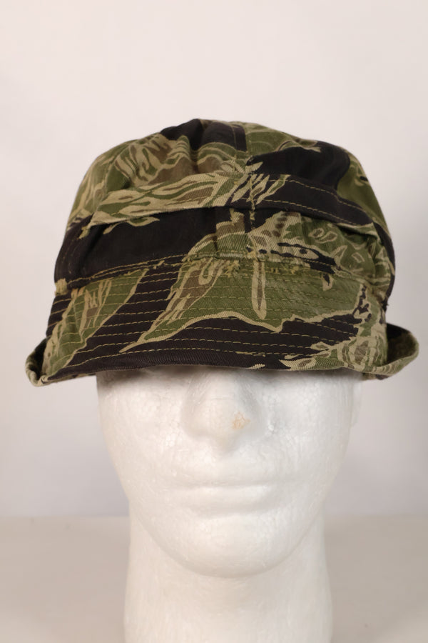 1960年代　沖縄タイガーパターン　ローカルメイド　フィッシングハット　中古品