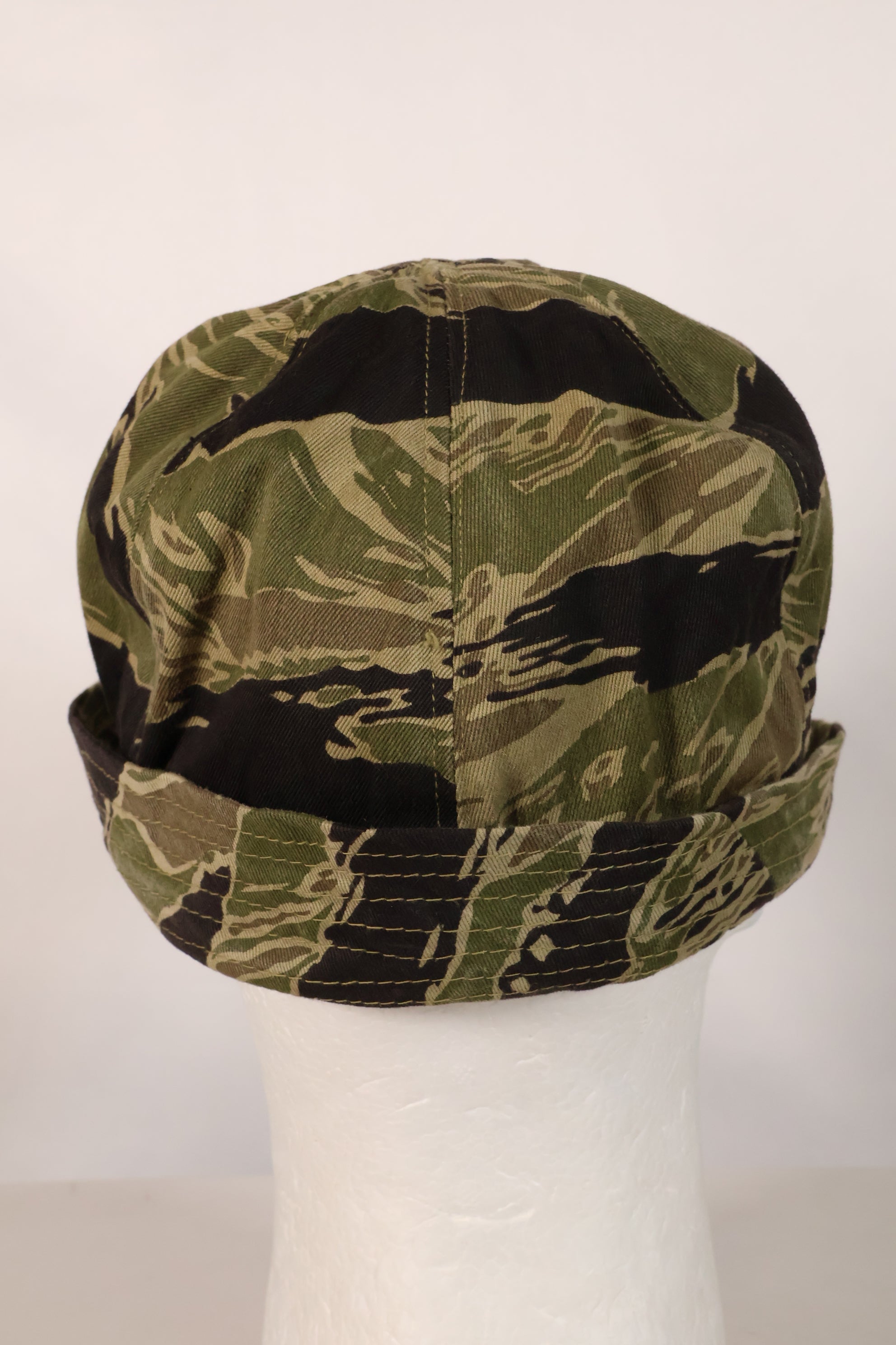 1960年代　沖縄タイガーパターン　ローカルメイド　フィッシングハット　中古品