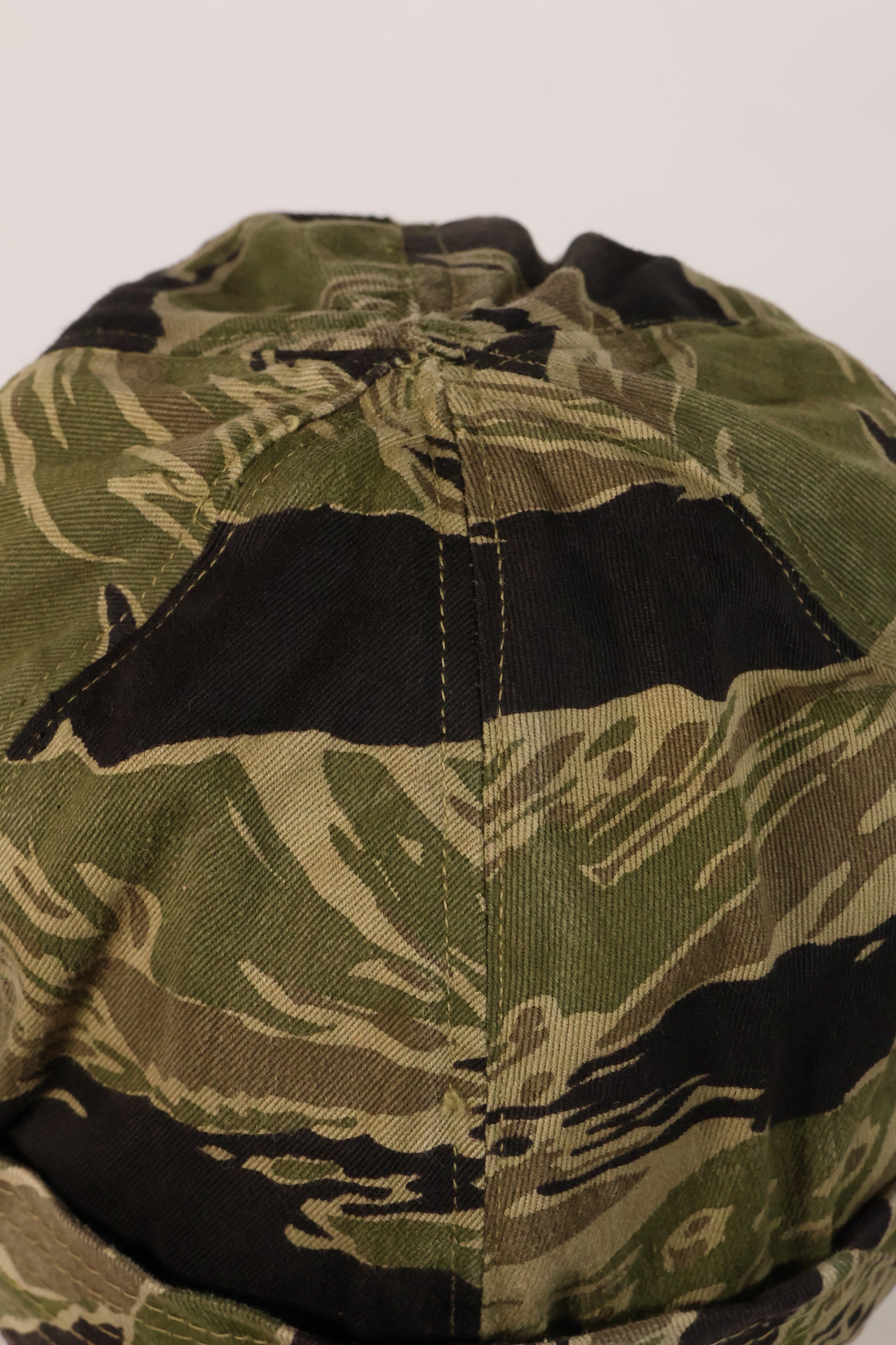 1960年代　沖縄タイガーパターン　ローカルメイド　フィッシングハット　中古品