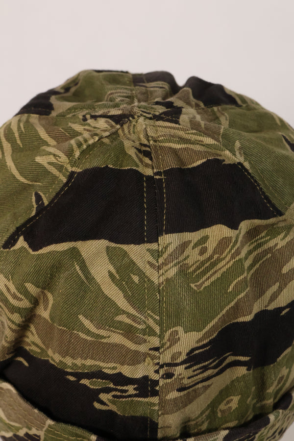 1960年代　沖縄タイガーパターン　ローカルメイド　フィッシングハット　中古品