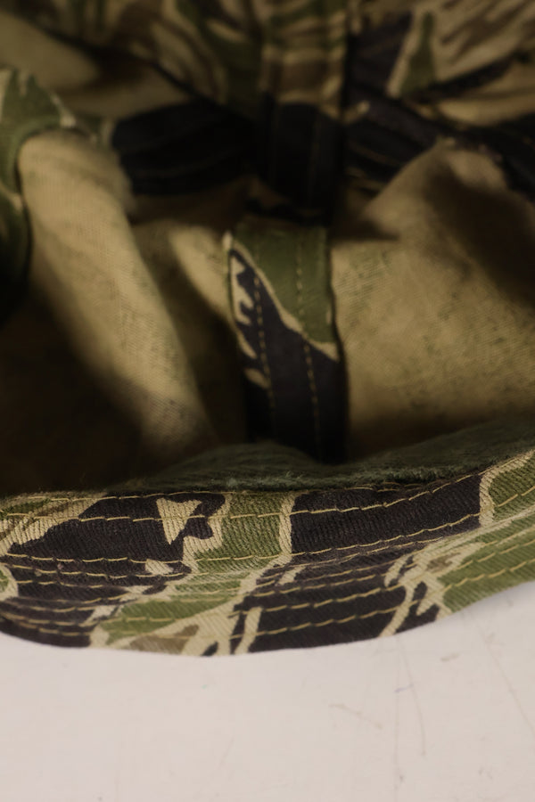 1960年代　沖縄タイガーパターン　ローカルメイド　フィッシングハット　中古品