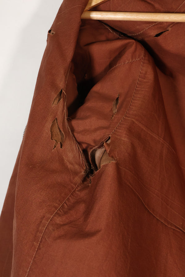 1940年代　サイズ 40　アメリカ陸軍航空隊 USAAF　A-2　フライトジャケット　スクアドロンパッチ付き　中古品