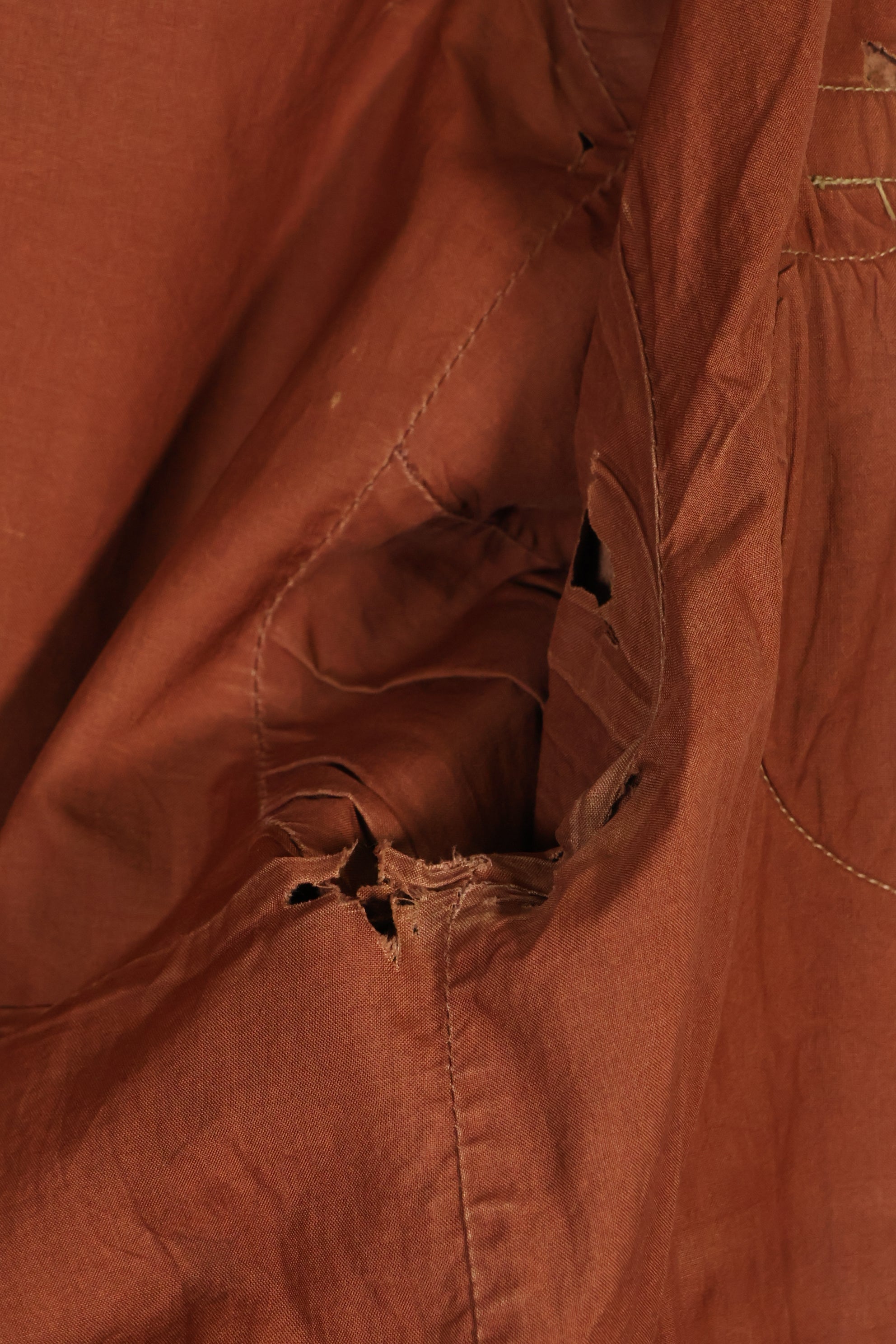 1940年代　サイズ 40　アメリカ陸軍航空隊 USAAF　A-2　フライトジャケット　スクアドロンパッチ付き　中古品