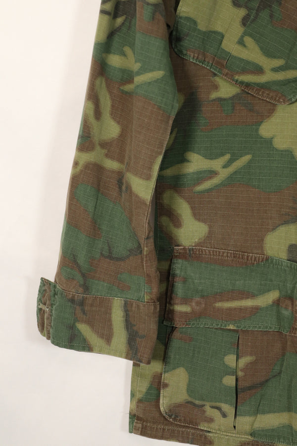 実物　1969年製　リップストップ　ERDL ジャングルファティーグ　ジャケット　中古品　S-R