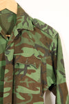1960年代　ポップリン製　ARVN リーフ迷彩　シャツ　薄手生地　レア品　中古品