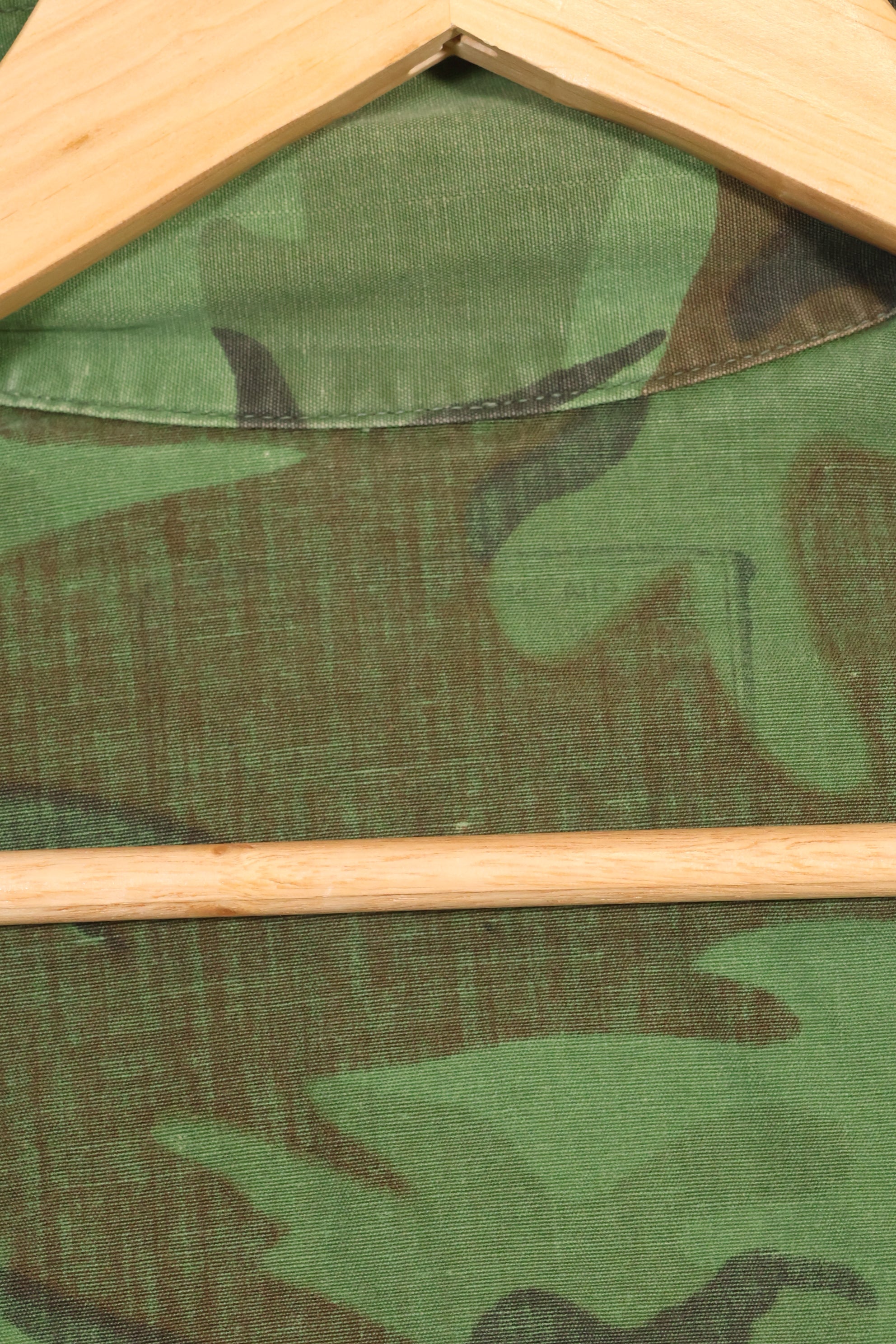 1960年代　ポップリン製　ARVN リーフ迷彩　シャツ　薄手生地　レア品　中古品